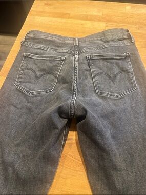 Levi's Gray Faded Straight-Leg Jeans